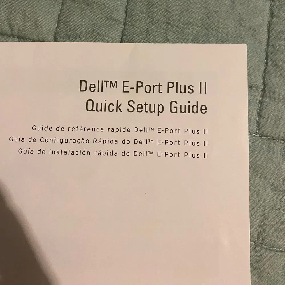 Dell E-port Plus II replicator Model Pro 2x Docking Station New In Box